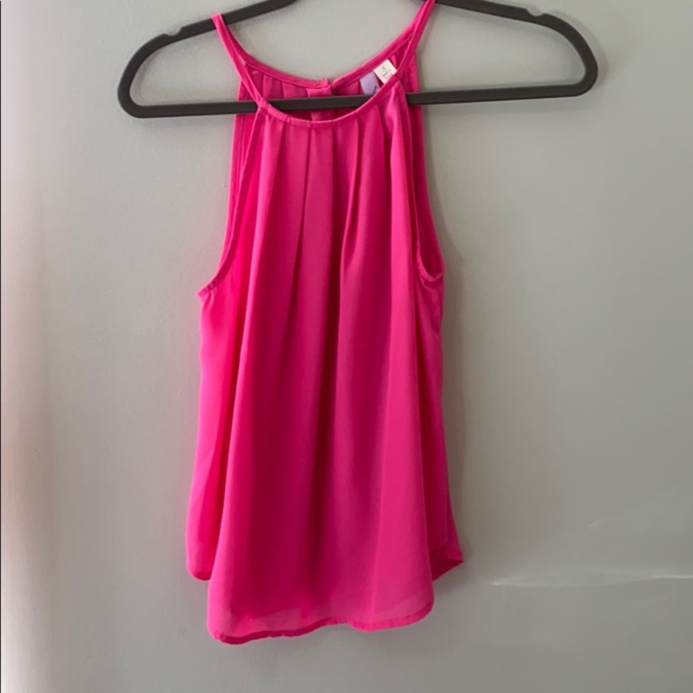 Francescas pink tank top size small